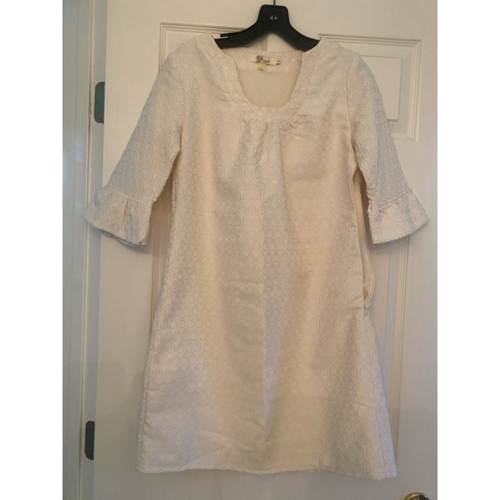 Women's Aryeh Dress, Size S, Off-white